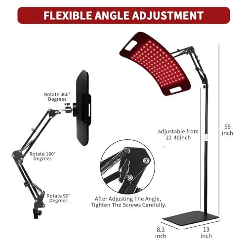 Red-Light-Therapy-LampInfrared-Light-Therapy-with-660nm-Visible-Red-Light-850nm-Invisible-Infrared-Light-with-Floor-Stand-104-LEDsInfrared-Light-Therapy-for-Body-Device-Effective-for-Skin-Repair