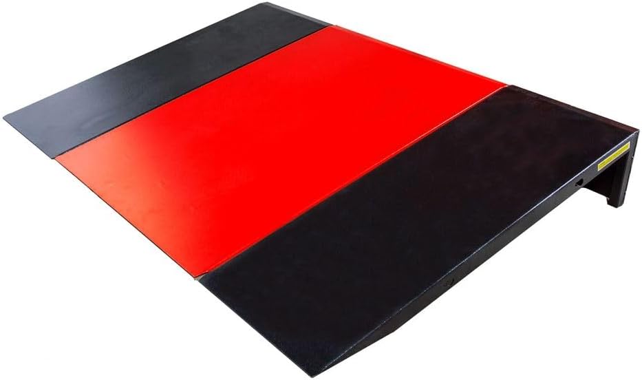 Black Widow 60" W Heavy Duty Lift Table, 2,500 lb, Air Over Hydraulic, for UTV ATV Trike Motorcycle