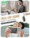 for Magsafe Battery Pack 10000mAh, 3-in-1 Magnetic Portable Charger with USB-C Cable 22.5W Fast Charging, Foldable Stand Wireless Power Bank, Powerbank Compatible with iPhone 17/16/15/14/13/12 Series