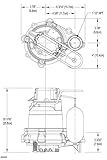 Zoeller 53-0001 M53 Mighty-Mate Submersible Sump Pump, 1/3 Hp