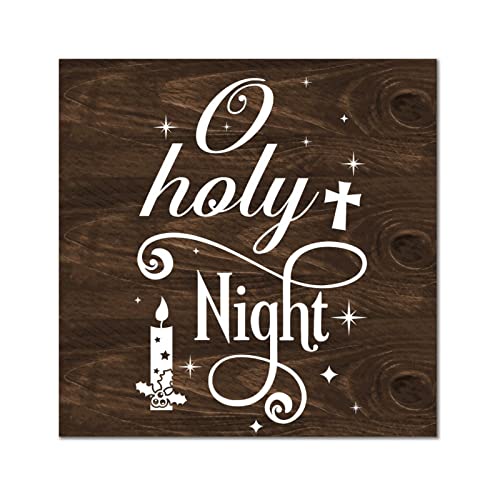 Plaque murale rétro bois Let It Snow : cadeau de pendaison de crémaillère pour femme