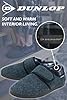 DUNLOP Velcro Fastening Slippers for Men Memory Foam | Orthapedic | Easy Close | House Bedroom Indoor (Navy, UK Footwear Size System, Adult, Men, Numeric, Medium, 10) #4