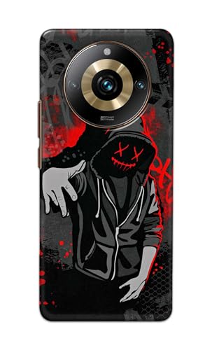 Image of Printed Hard Back Cover for Realme 11 Pro+ Plus 5G Back Cover (Hoodie Rapper) -190724(EA)