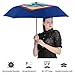 FunnyStar Guam Flag Folding Umbrella Fashion 3 Folds Umbrellas Folds Parasol for Outdoor Travel Beach Automatic