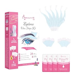 Beauty7 Fit Wax Strips Augenbrauen Wachsstreifen 24Stk
