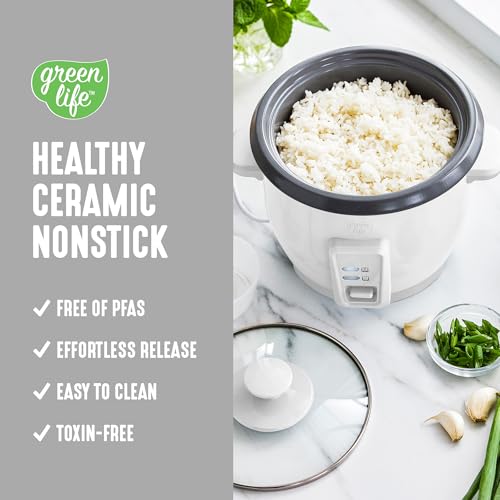 image for GreenLife Rice Cooker with Removable PFAS-Free Ceramic Nonstick Pot, 3