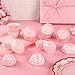 400 Pcs Pink Bow Cupcake Liners Coquette Bow Floral Cupcake Wrappers Baking Cups Baking Standard Liners Holders for Baby Shower Wedding Bachelorette Bridal Showers Birthday Party Decoration