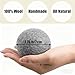 6 Pack Wool Dryer Balls Laundry Reusable Anti Static, Cotton Balls Wool Laundry Balls for Dryer Reduces Clothing Wrinkles Natural Fabric Softener Last 1000+ Loads (Dark Grey, 2.75 in/7 cm)