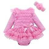 PTLLEND Camouflage Baby Jungen Neugeborenes Baby Mädchen Spitze Rüschen Prinzessin Strampler Tüll Partykleid Outfits Sweatshirt Kinder Mädchen