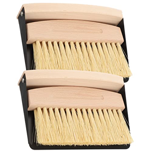 KOMBIUDA Detailing Brush Set Small Dustpan and Brush for Keyboard Computer Car Vent Cleaning