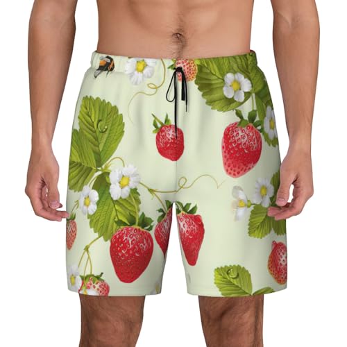 Maillot de bain homme avec doublure de compression short de plage