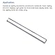 QUARKZMAN Acryl Rundstab 25mm Durchmesser 10 Länge Klar Solid Plastik PMMA Bar Stick Acryl Dübel Stäbe für Heimwerker Lichthalter Kunsthandwerk 4Stk