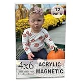 4x6 Acrylic Magnetic Photo Frame, Sign Holder (12)