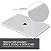 Kuzy Compatible with MacBook Pro 15 inch Case with Touch Bar A1990 A1707-2019 2017 2016 Hard Shell for 15 inch MacBook Pro, Clear