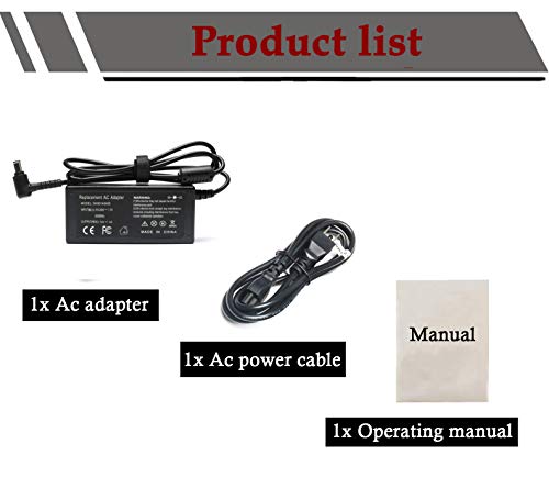 14V 4A Ac Adapter Laptop Charger For Samsung-Monitor Syncmaster P2770 P2770Fh S24D590Pl S24D390Hl S27D590P S27D360H S23C350H S22C300H S27D390H S22C300H Cf591 56W Notebook Power Supply Cord Plug #TOP1