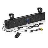 Sound Storm Laboratories SB26 ATV UTV Sound Bar - 26 Inch Wide, 4 Inch Speakers, 1 Inch Tweeters, Full Range Audio, IPX5 Weatherproof, Bluetooth, Built in Amplifier, Golf Cart Compatible
