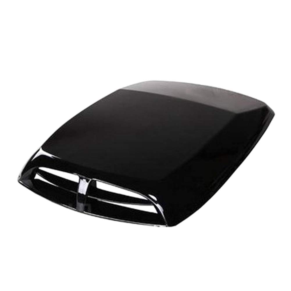 Zhisheng Air Flow Intake Vents Bonnet Cover Hood Vent Side Scoop Hood Cover for HONDA for BMW For Benz for Toyota, Black