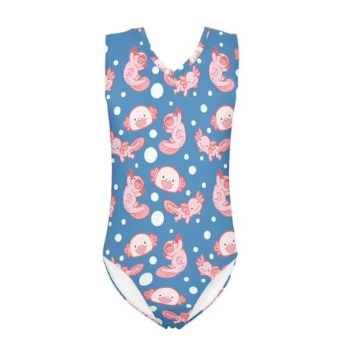 Image of Girls Swimsuit 3-14Y One Piece Swimwear Sleeveless Girls Bathing Suit