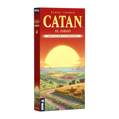 Devir - Catan ampliaci&oacute;n para 5 y 6 Jugadores del juego base, Juego de Mesa con...