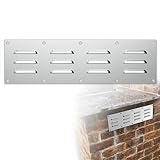 Violiica Edelstahl Lüftungsgitter für Outdoor-Küchen, 15 x 4,5 Zoll, robuste Konstruktion, effiziente Belüftung, einfache Montage