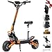 Electric Scooter for Adults, 5600W Dual Brushless Motors, Up to 50 MPH(80km/h), 60V 30Ah Battery, 60 Miles(95km) Range, 11" Tubeless Off-Road Tires, Folding E-Scooter with Seat for Commute & Adventure
