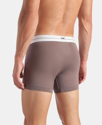 Image of Jockey NY16 Men Super Combed Cotton Elastane Stretch Solid Trunk with Ultrasoft Waistband (Pack of 2)
