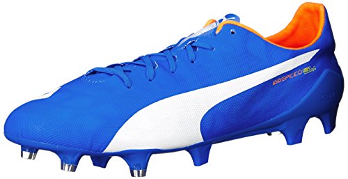 Chaussures football homme PUMA Evospeed SL FG bleu orange taille 39 pour pelouse