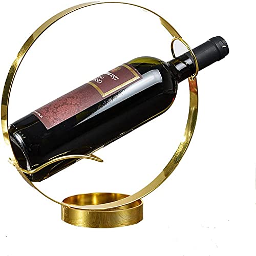 Soporte de botella de vino de hierro 25x10x26.5 cm