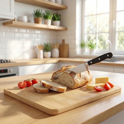 Tabla de Cortar de Madera con Mensaje Impreso para Cocina, Regalo para Nuevo Hogar, Regalo de Inauguración, Tabla Decorativa para Fiesta de Bienvenida, 30,5 x 19,6 cm miniatura 5