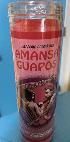 Veladoras Misticas Amansa Guapos (Tame Beauty) Cocktail 7-Day Fixed Glass Candle