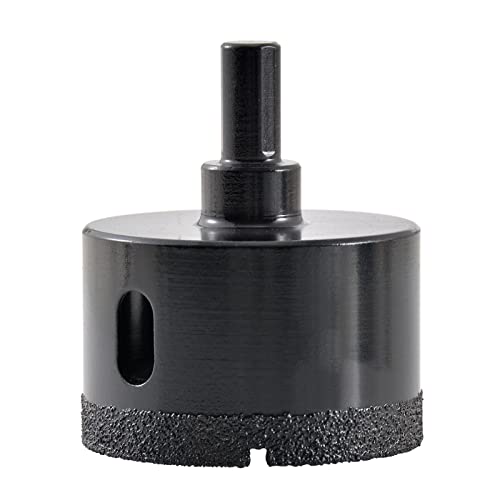 KATUR Diamond Drill Bit Brazed Core Hole Saw 55mm, Hollow Hole Cutter for Glass Porcelain, Tile, Marble, Ceramic, Granite