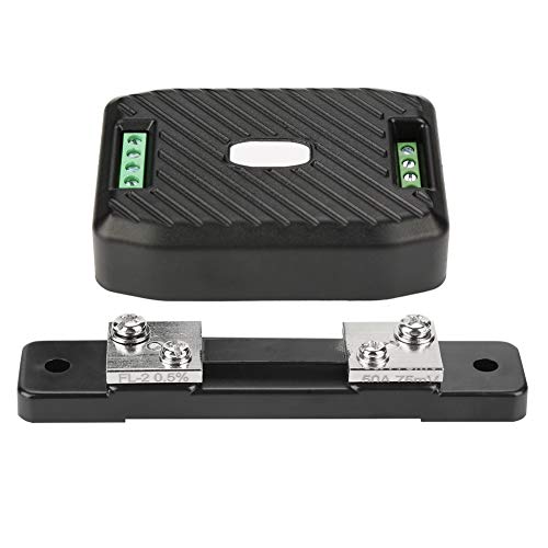 Image of DC Communication Box, DC Current Voltage Power Energy Frequency Power Factor Communication Module Meter with RS485 USB Interface, High Precision Ammeter Voltmeter Multimeter(50A)