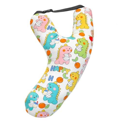 Image of SIQITECHNO Car Travel Pillow H-Shape Seat Pillow Kids Adults Soft Neck Pillow Breathable Head and Body Support Pillow Car Aircraft Sleeping Cushion for Long Journey Road Trip