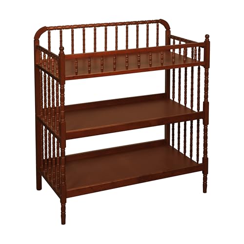 Image of Davinci Jenny Lind Changing Table with Pad in Rich Cherry