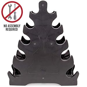 Dumbbell Rack for Small Weights – Weight rack for dumbbell Hand Weights for Gym, Home Workout and Strengh Training – Holds 7 Pounds or Less, 5 Tier