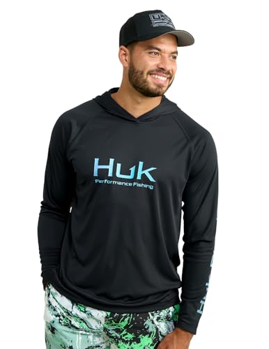 Chemise De Pêche HUK M Pursuit – Homme, Manches Longues, Ventilée, Blanche Taille M