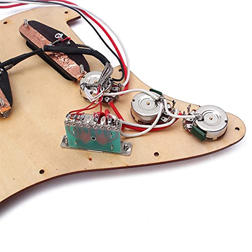 Pickguard précâblé Panneau De Guitare Électrique Plein Circuit Guitare Électrique Plaque De Protection en Bois - Les Beatles, Paul McCartney, John Lennon, RIngo Starr, George Harrison Pickguard précâblé Panneau De Guitare Électrique Plein Circuit Guitare Électrique Plaque De Protection en Bois – Image 7