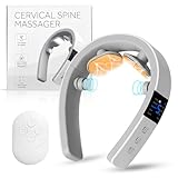 PDTXCLS Neck Massager for Pain Relief Deep Tissue,Electric Portable Neck Massager with Heat for Women Men