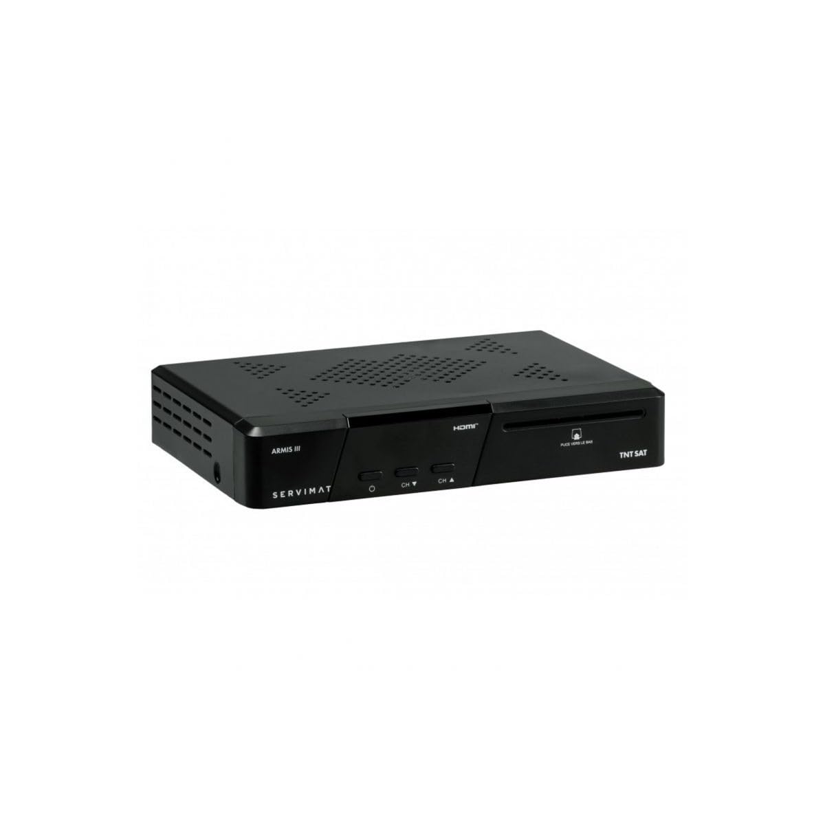 SERVIMAT armis decodificador satélite HD + tarjeta TNTSAT + déport IR + Cable 12 V + HDMI
