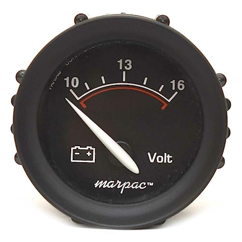 Faria Boat 10-16 Voltage Gauge VP7158A | 2 1/8 Inch