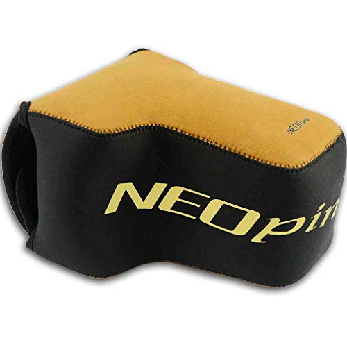 Marrón Funda Cámara Reflex Neopreno Protectora para Panasonic Lumix DC S1R S1H S1 24-105mm F4 Lens