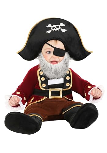 Disfraz de Capitán Pirata para Bebés 0-18 Meses