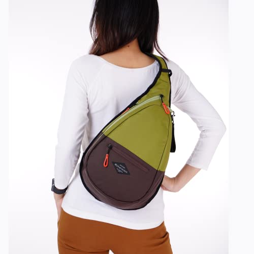 Image of Sherpani Esprit, Sling Backpack, 10L Travel Bag, Right-Handed Shoulder Sling Purse, Crossbody Backpack, Travel Gifts, RFID Protection (Cactus)