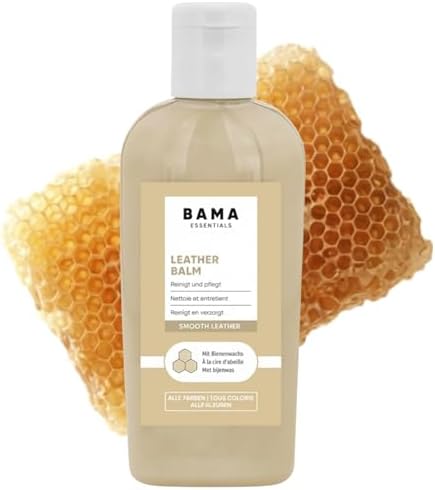 Bama Leather Balm - Bálsamo - Acondicionador para el Cuidado de Zapatos, Botas, Bolsos y Chaquetas de Cuero Liso - Cera Neutra Apta para Todos los Colores - 100 ml