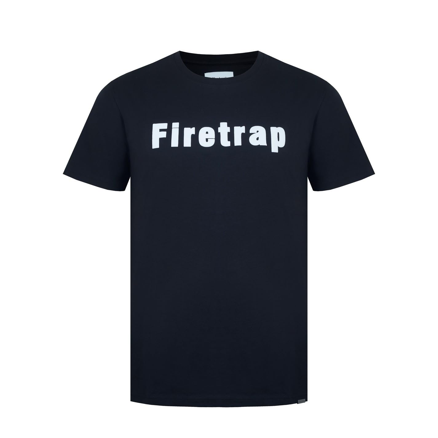 Firetrap Mens Large Logo T-Shirt Black XL