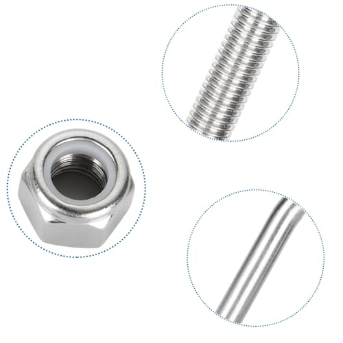 Image of 4Pack U Bolts Square U Bolts 2-1 /16 inch Inner Width Stainless Steel Boat Trailer U-Bolt with Washers and Nuts, Replacement Parts and Accessories for Automobiles Trailer, Ski Boat, or Sailboat Trailers