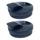 Veterger Replacement Parts Lids,Compatible with Cups for Nutri Ninja Blender Auto iQ BL480 BL482 BL642 NN102 BL682 BL450 BL2013 (2 spout lids)