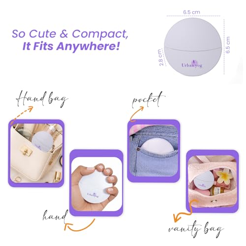 Image of Urban Yog Epilator for Women Full Body | Fuzz Off Mini Electric Trimmer for Woman | Painless Hair Removal | Wet & Dry Use | Pocket-Sized Underarms, Arms, Legs Trimmer | Portable, Rechargeable, Waterproof | 40 Min Runtime
