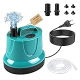 EXLECO Bomba de Agua Sumergible 45W 2500L/H, Mini Water Pump, Bombas de...