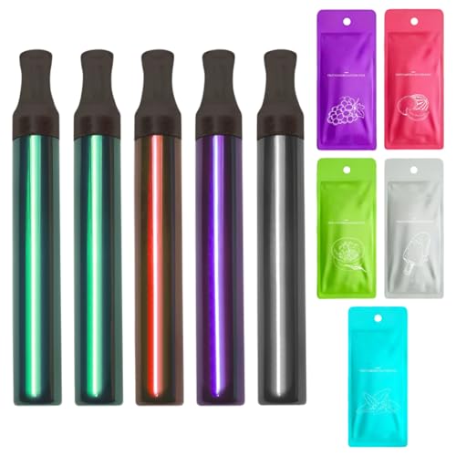 5 Pcs Flavoured Air Inhaler Portable Air Inhaler Stress Anxiety Relief for Calm & Focus Relaxation